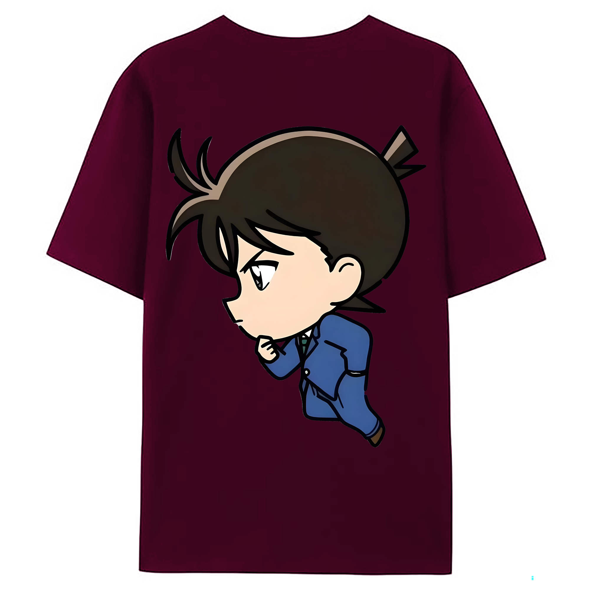 （画像用） 名探偵コナン 江戸川 コナン Detective Conan Conan Edogawa レディース半袖Tシャツ(バックプリント)